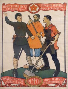 Communistische propagandaposter