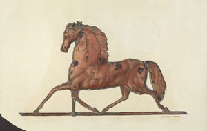 Paard windwijzer door Dolores Haupt
