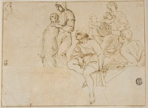 Cijfers op balustrade door Domenichino