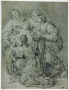 Groep van Vier Vrouwen en Kind
