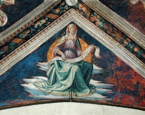 Een Sibylle, 1483-86 door Domenico Ghirlandaio