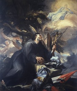 Willem van Aquitanië in boetedoening door Domenico Antonio Vaccaro