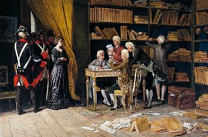 Zoeken in het huis van Eleonora Pimentel door Domenico Battaglia