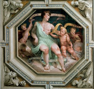 La mutua benevolenza o concordia door Domenico Beccafumi