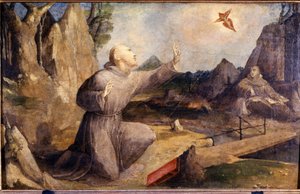 Sint Franciscus ontvangt de stigmata