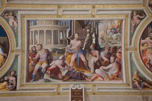 Het offer van Codrus, koning van Athene Openbare deugden van Griekse en Romeinse helden, 1529-1535