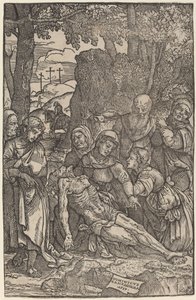 Rouw om Christus door Domenico Campagnola