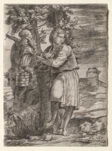 Herder en oude krijger