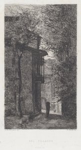In het Dorp door Domenico Casella, after Serafin de Avendano