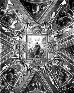 Maagd van de Onbevlekte Ontvangenis met heiligen en engelen, in de Cappella Paolina, c.1611