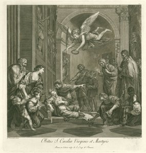 Dood van de heilige Cecilia