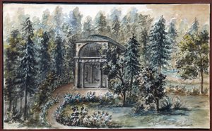 Paviljoen ter nagedachtenis aan Frederica, zus van keizerin Maria Fjodorovna, in Pavlovsk door Domenico Felice Lamoni