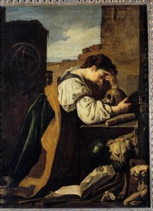 Melancholie door Domenico Feti
