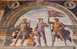 Decoratie van de Sala dei Gigli, 1482-1484 door Domenico Ghirlandaio