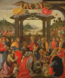 De aanbidding der wijzen, 1488