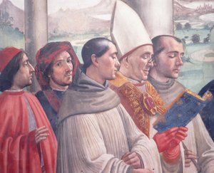 De Dood van St. Franciscus, scène uit de Cyclus van het Leven van St. Franciscus van Assisi