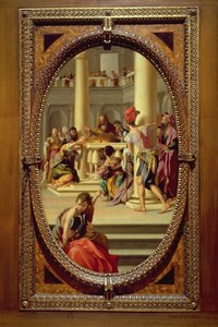 Het Laatste Avondmaal, detail van twee discipelen