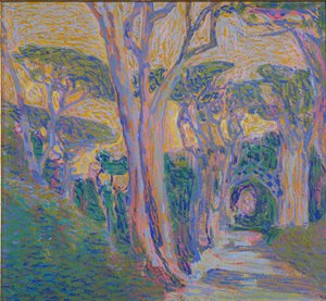Pijnboombos in Portofino, c.1920