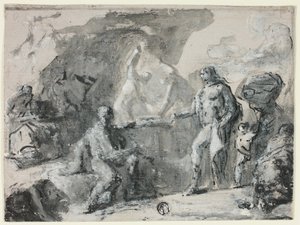 Smederij van Vulcanus door Domenico Mondo