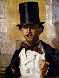 Portret van Bernardo Celentano door Domenico Morelli