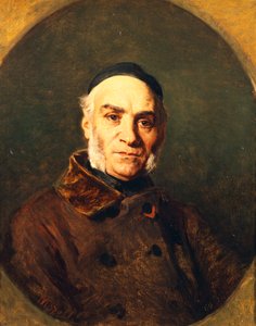 Portret van Giacinto Gigante door Domenico Morelli