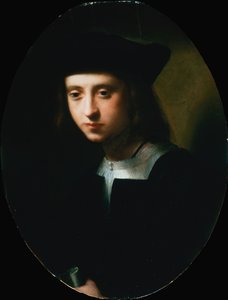 Portret van een jongeling door Domenico Puligo