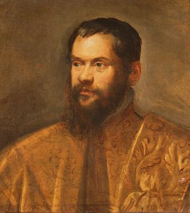 Portret van een Man door Domenico Robusti Tintoretto