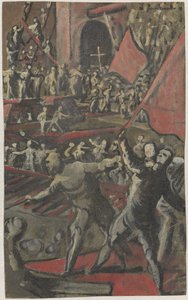 Venetiaanse soldaten die Constantinopel aanvallen (recto)