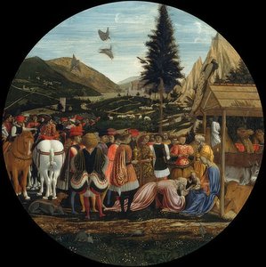 De aanbidding der koningen door Domenico Veneziano