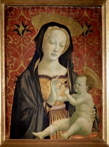 De maagd met kind door Domenico Veneziano
