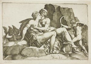 Jupiter en Callisto door Domenico Vito