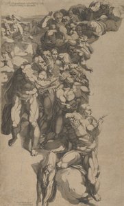Groep van het Laatste Oordeel, St. Bartholomeus, St. Petrus en andere apostelen, 16e eeuw