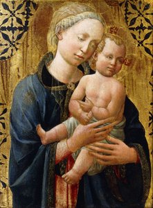 De Madonna en Kind door Domenico di Michelino