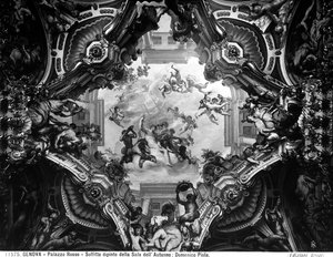 Allegorie van de herfst, op het gewelf van de Herfstkamer
