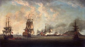 Britse aanval op het fort van Gorée, 29 december 1758, bij Dakar