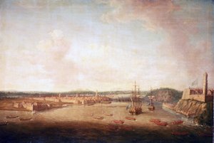Zevenjarige Oorlog (1756-1763): de verovering van Havana (Cuba), de verovering van de stad, op 14 augustus door Dominic Serres