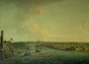 Het beleg van Havana in 1762, 1767 door Dominic Serres