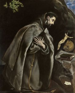 Sint Franciscus biddend, ca. 1585