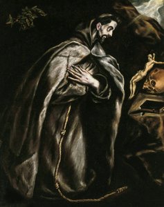 Sint Franciscus aan het bidden, ca 1595