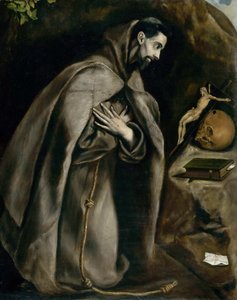 Sint Franciscus biddend