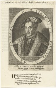 John Ernest 1521-1553, Hertog van Saxe-Coburg, 1601 door Dominicus or Custodis Custos