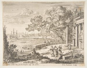 Landschap met Mercurius