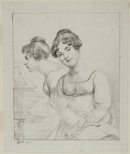 Madame Lavallée en Madame de Valory door Dominique Vivant Denon