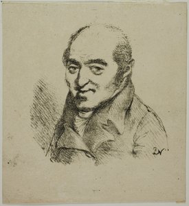 Portret van Samuel Rogers, Engelse dichter door Dominique Vivant Denon