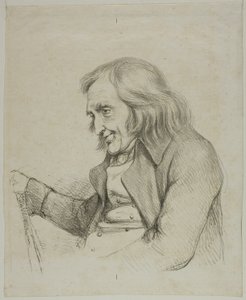 Portret van een oude man door Dominique Vivant Denon