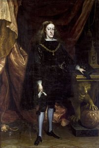 Portret van Karel II van Spanje door Don Juan Carreno de Miranda