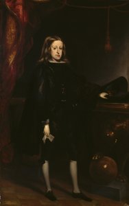Karel II, Koning van Spanje, c.1673 door Don Juan Carreno de Miranda