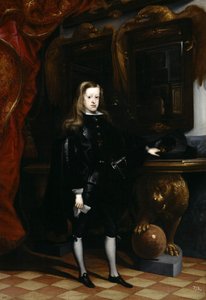 Portret van Karel II, ca. 1675 door Don Juan Carreno de Miranda
