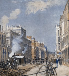 Piccadilly "Op" (kleur litho) door Donald (after) Maxwell