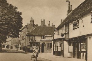 Church Street, Chiswick, met wat vroeger de Burlington Arms was, ca. 1935